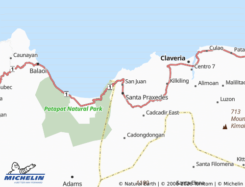Mappa MICHELIN Santa Praxedes - ViaMichelin