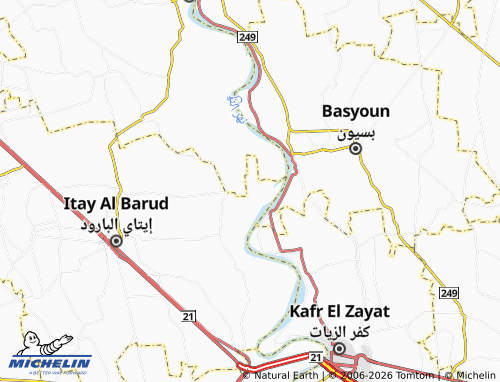 Mapa MICHELIN Nikla al-Enab - ViaMichelin