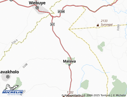 MICHELIN Butali map - ViaMichelin