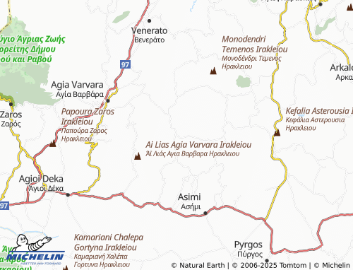 MICHELIN Larani map - ViaMichelin