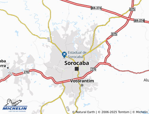 MICHELIN Vila São Bernardo map - ViaMichelin