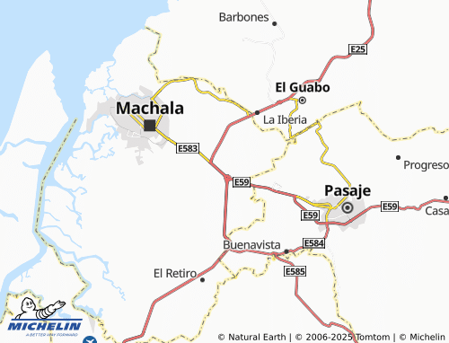MICHELIN Villas y de Corralitos map - ViaMichelin