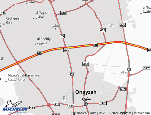 MICHELIN-Landkarte al-Wadi - ViaMichelin