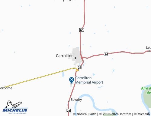 Mapa MICHELIN Carrollton - ViaMichelin