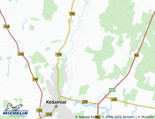 Mappa MICHELIN Tiskūnai - ViaMichelin