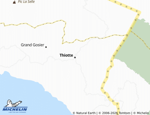 MICHELIN-Landkarte Thiotte - ViaMichelin