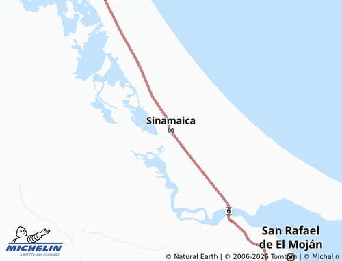 Carte MICHELIN Sinamaica - ViaMichelin