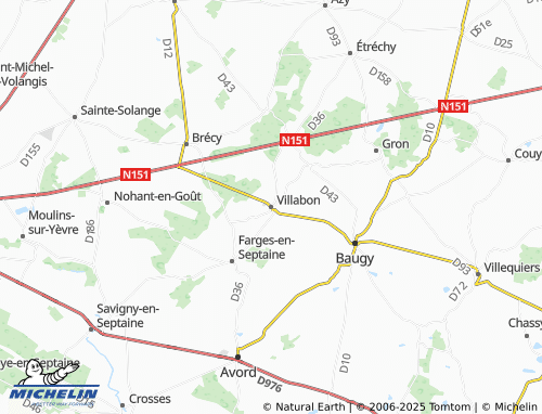MICHELIN Villabon map - ViaMichelin