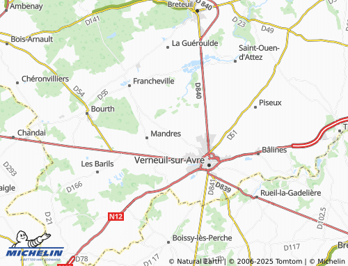 MICHELIN Gauville map - ViaMichelin