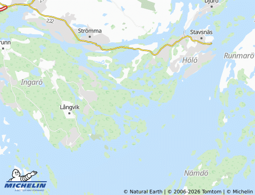 MICHELIN-Landkarte Gläntan - ViaMichelin