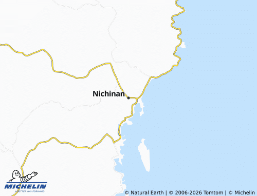 MICHELIN-Landkarte Nichinan - ViaMichelin