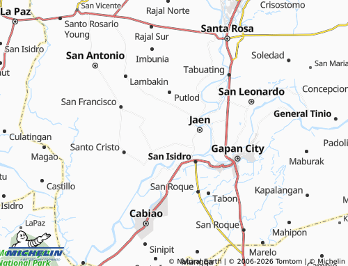 MICHELIN Sapang map - ViaMichelin