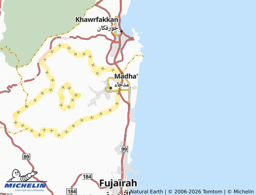 MICHELIN Mirbih map - ViaMichelin