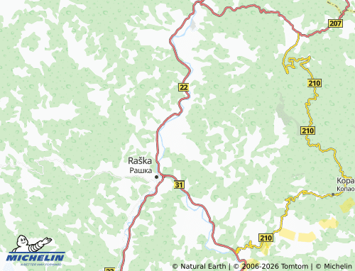 Carte MICHELIN Rvati - ViaMichelin