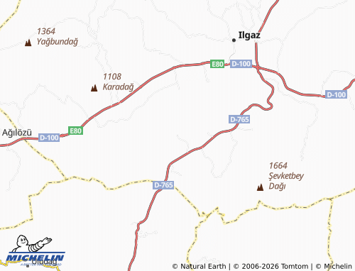 Mapa MICHELIN Aktaş - ViaMichelin