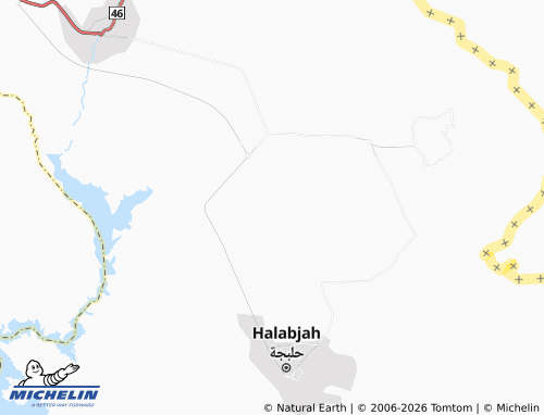 MICHELIN Basharat Upper map - ViaMichelin