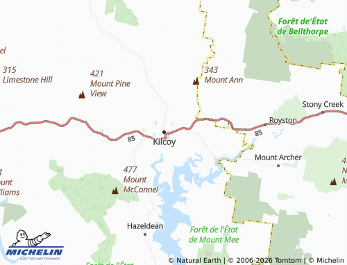 Mapa MICHELIN Winya - ViaMichelin