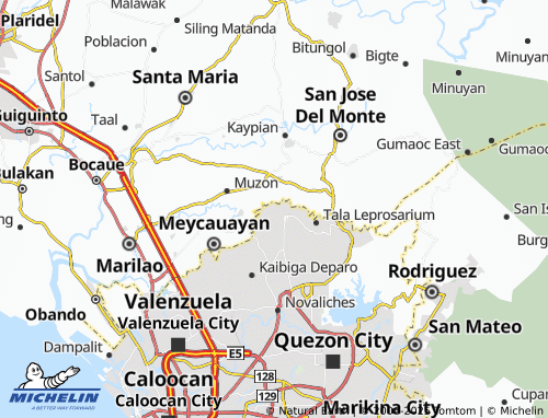MICHELIN Bagong Silang map - ViaMichelin