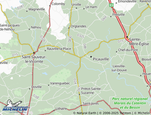 MICHELIN Étienville map - ViaMichelin