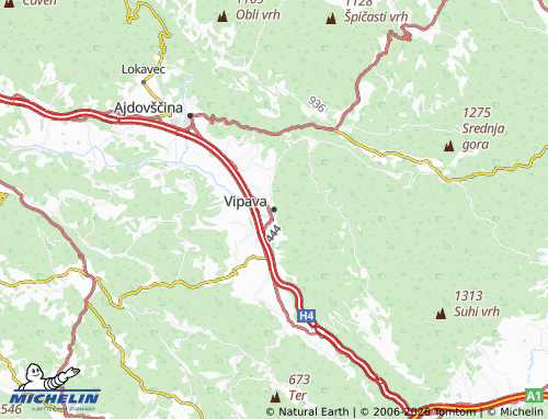 Mappa MICHELIN Vipava - ViaMichelin
