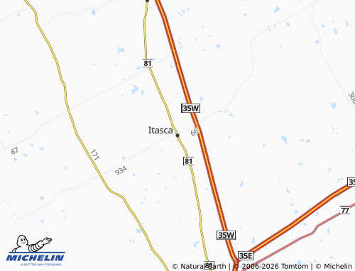 Kaart MICHELIN Itasca - ViaMichelin