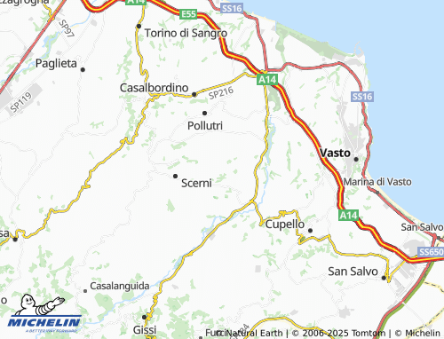 Carte MICHELIN Fontenuova - ViaMichelin