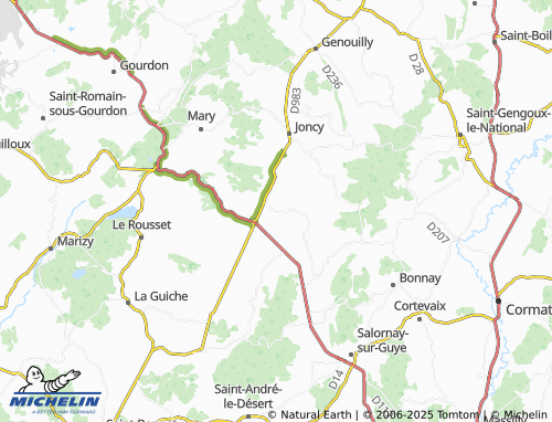 Carte MICHELIN Saint-Martin-la-Patrouille - ViaMichelin