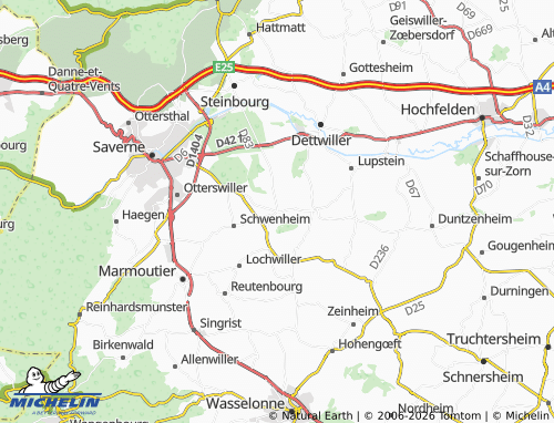 Mapa MICHELIN Furchhausen - ViaMichelin