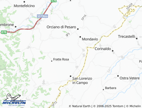 MICHELIN Sant'Andrea map - ViaMichelin