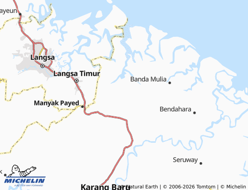MICHELIN Simpang Lhee map - ViaMichelin