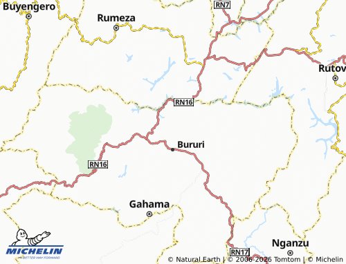 MICHELIN-Landkarte Ndava - ViaMichelin
