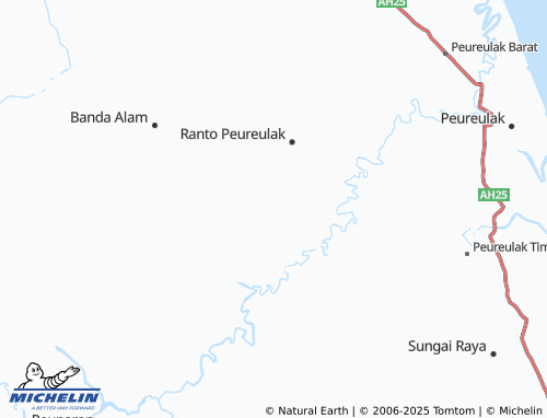 MICHELIN Alue Geunteng map - ViaMichelin