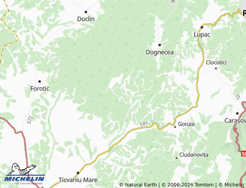 Mappa MICHELIN Calina - ViaMichelin