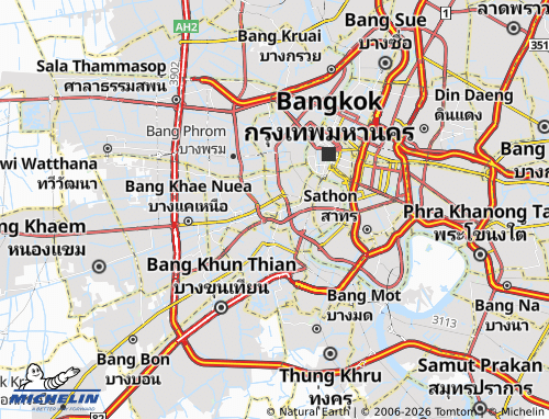 Mapa MICHELIN Pak Khlong Phasi Charoen - ViaMichelin