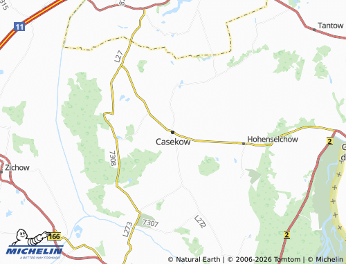 Mappa MICHELIN Casekow - ViaMichelin