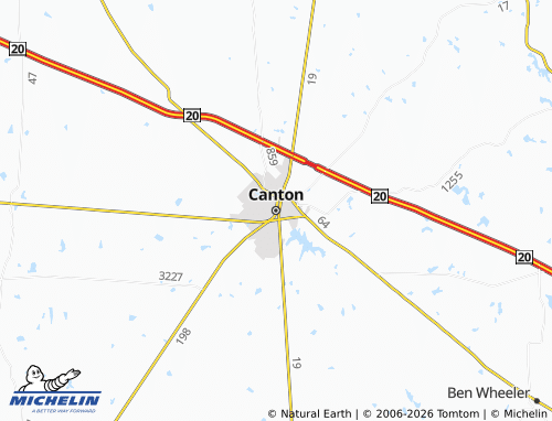 Mapa MICHELIN Canton - ViaMichelin