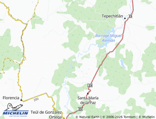 Mapa MICHELIN Los Coheteros - ViaMichelin