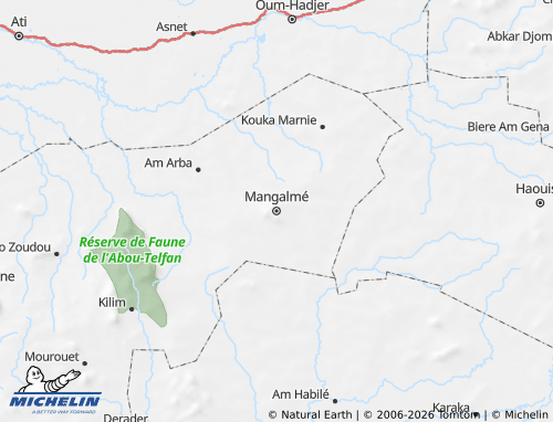 MICHELIN Mangalmé map - ViaMichelin