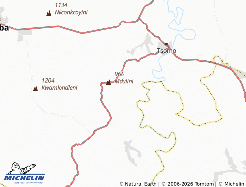 MICHELIN-Landkarte Nkonxeni - ViaMichelin