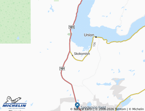 Carte MICHELIN Skokomish - ViaMichelin