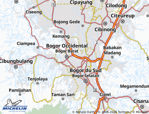 MICHELIN Kedung Waringin map - ViaMichelin