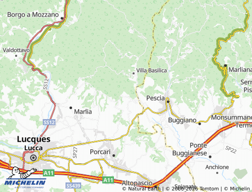 Kaart MICHELIN Petrognano - ViaMichelin