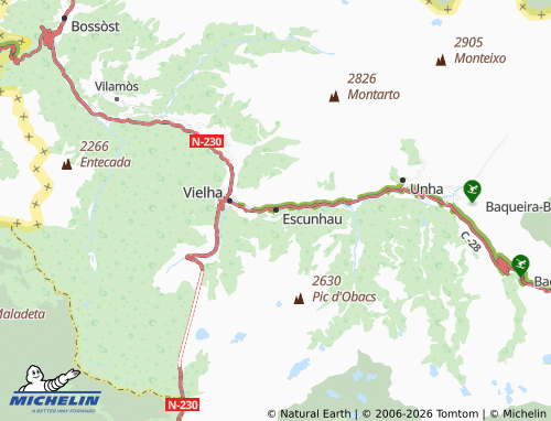 Kaart MICHELIN Escunhau - ViaMichelin