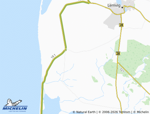 Mapa MICHELIN Yderstræde - ViaMichelin