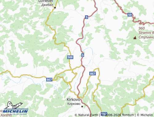 Mappa MICHELIN Karchovsko - ViaMichelin