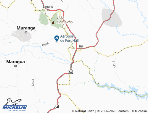 MICHELIN Tana map - ViaMichelin