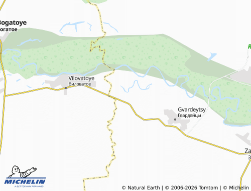 MICHELIN-Landkarte Shirochenka - ViaMichelin