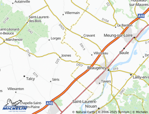 Mapa MICHELIN Origny - ViaMichelin