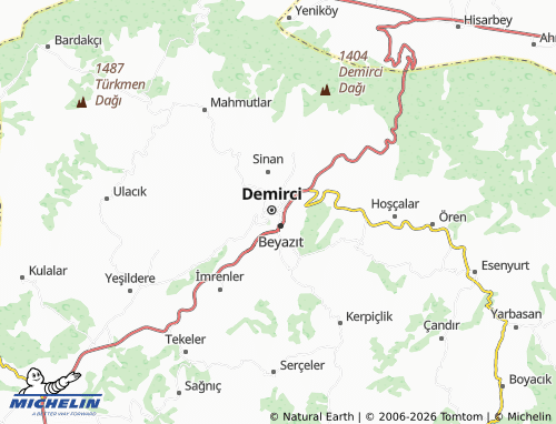 Mappa MICHELIN İçhisar - ViaMichelin