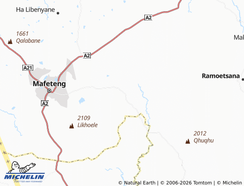 MICHELIN Molopo map - ViaMichelin